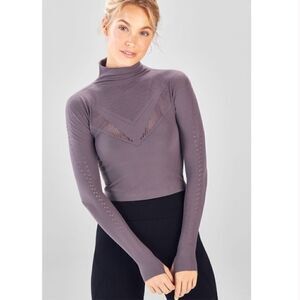 Flabetics Jules SculptKnit Long-Sleeve Top Sz- Medium